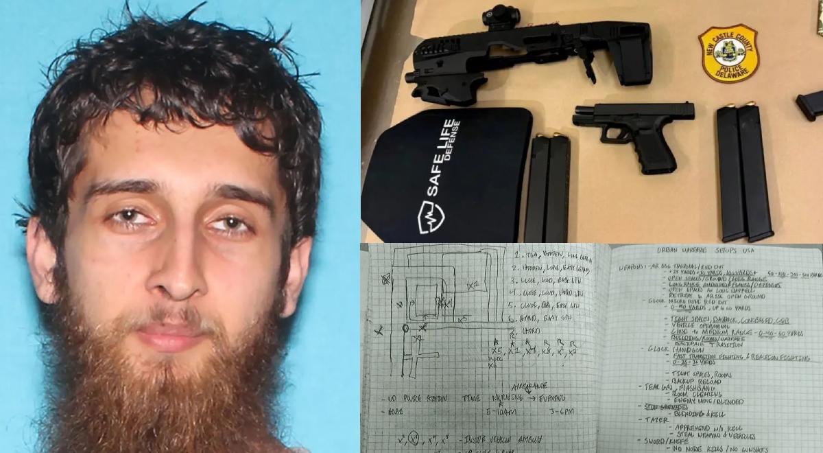 Pakistaní horroriza a Delaware con plan de tiroteo masivo: encontraron coche lleno de armas y escalofriante nota