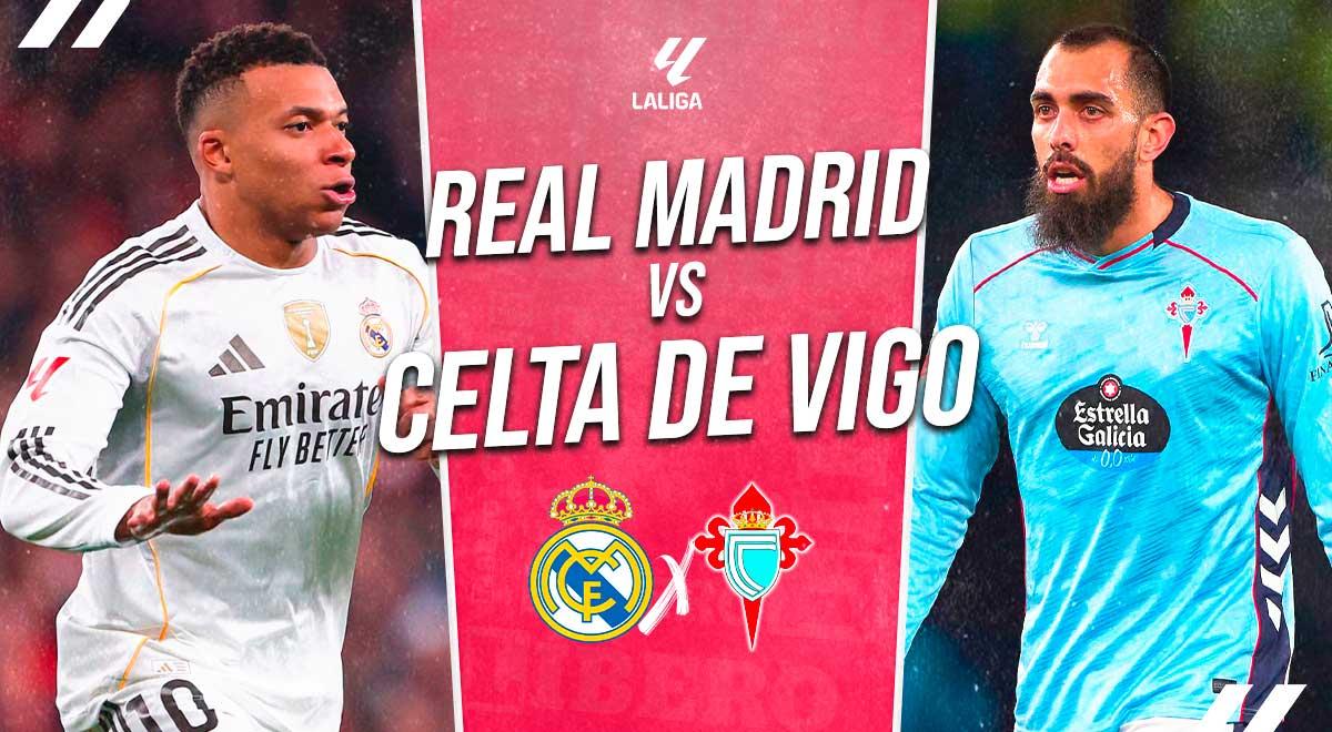 Real Madrid vs Celta de Vigo EN VIVO por DirecTV: hora, pronóstico y dónde ver partido por LaLiga