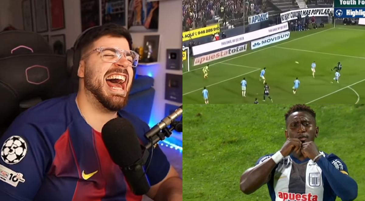 La Cobra estalla de risa al ver jugada fallida de la 'Culebra' Castillo en Alianza vs Cristal: 