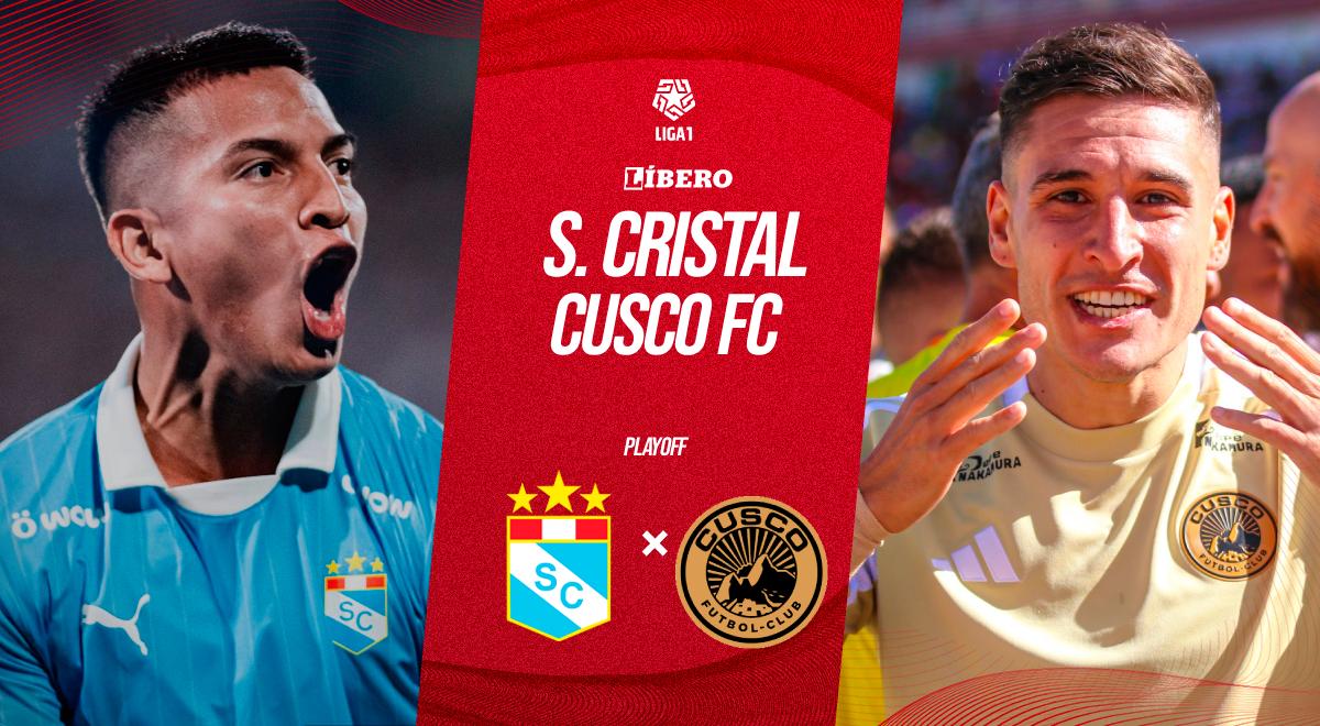 Sporting Cristal vs Cusco FC EN VIVO: a qué hora juega, pronóstico y dónde ver la ida de playoffs por Liga 1