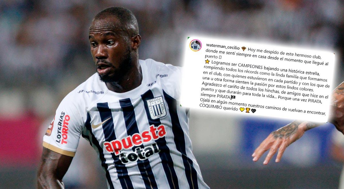 ¿Regresa a la Liga 1? Cecilio Waterman, ex Alianza Lima, anunció salida de su club: 