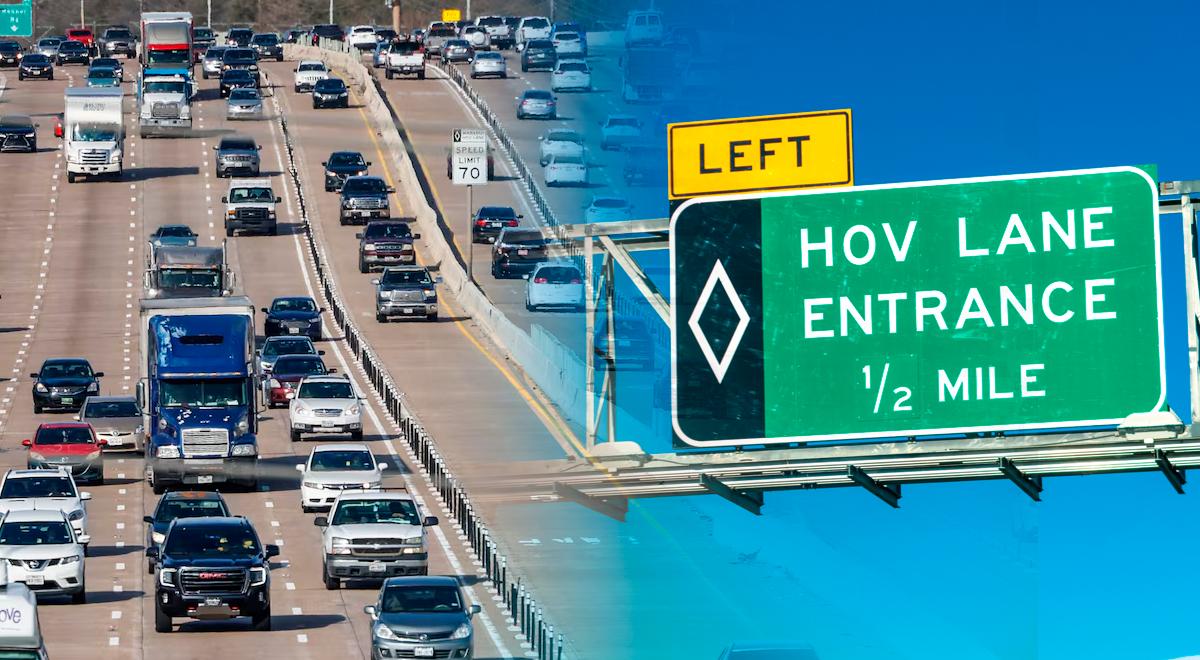 MUCHA ATENCIÓN, conductores en California: conoce las NUEVAS REGLAS para los carriles HOV y evita las multas en 2026