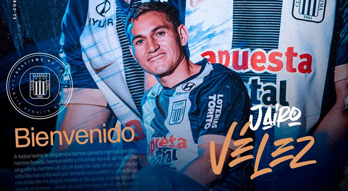Alianza Lima presentó a Jairo Vélez como su flamante refuerzo: 
