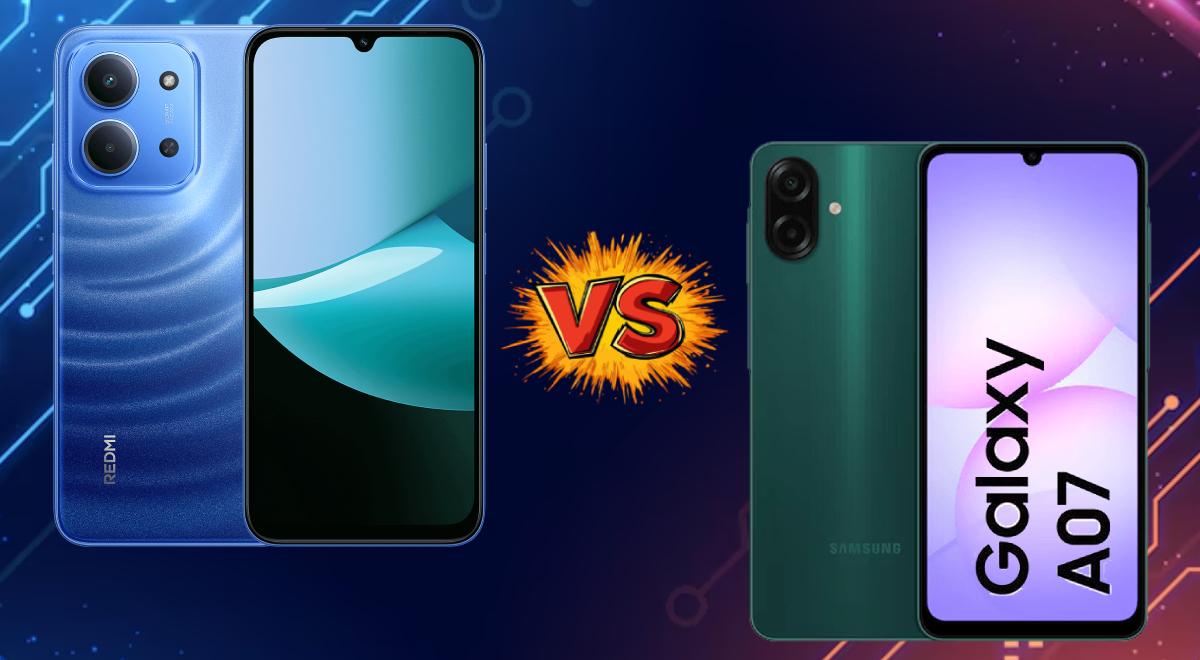 Xiaomi Redmi 15C vs. Samsung Galaxy A07: son dos de los teléfonos más BARATOS pero solo UNO vale la pena
