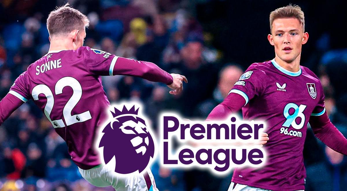 Premier League da rotundo calificativo a Oliver Sonne tras su gol con Burnley: 
