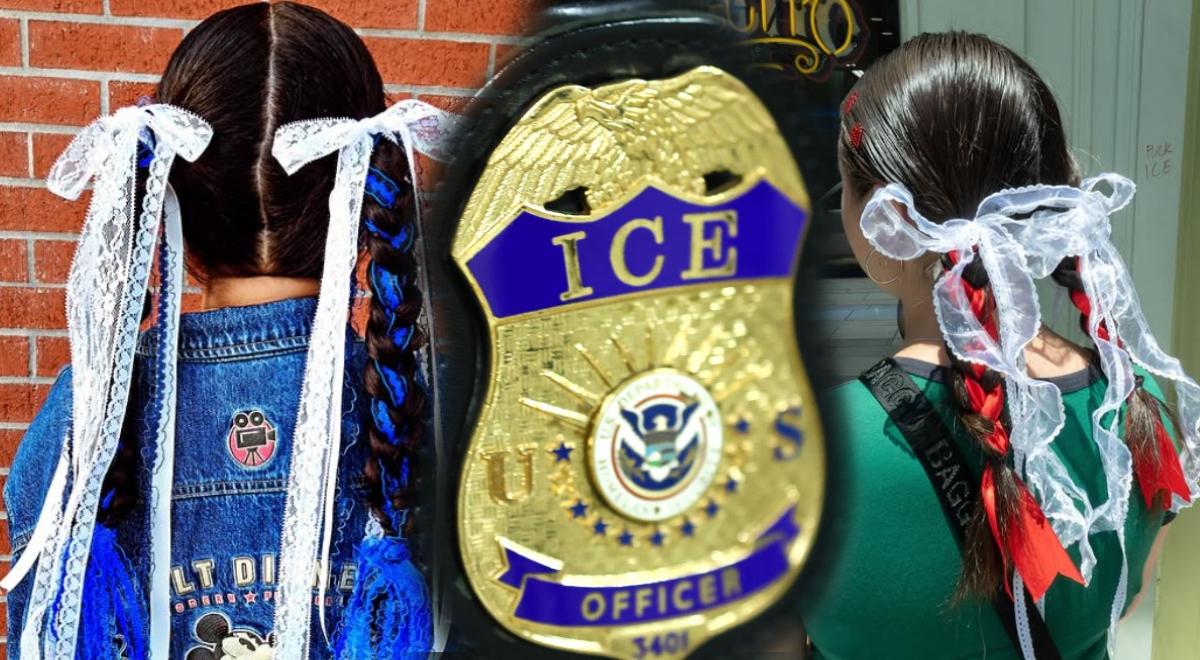 Moños contra redadas: mujeres latinas inmigrantes se ponen trenzas para protestar contra ICE