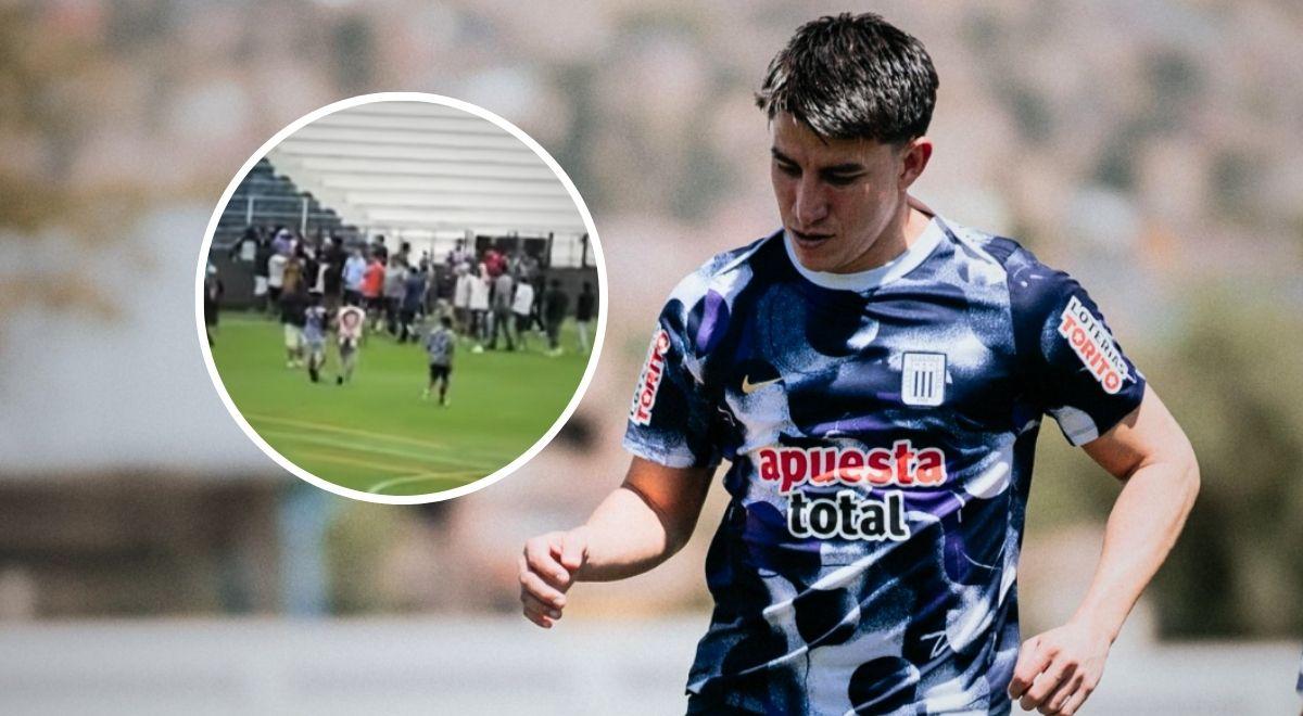 Así luce el rostro de Fernando Gaibor tras supuesta agresión de barristas de Alianza Lima