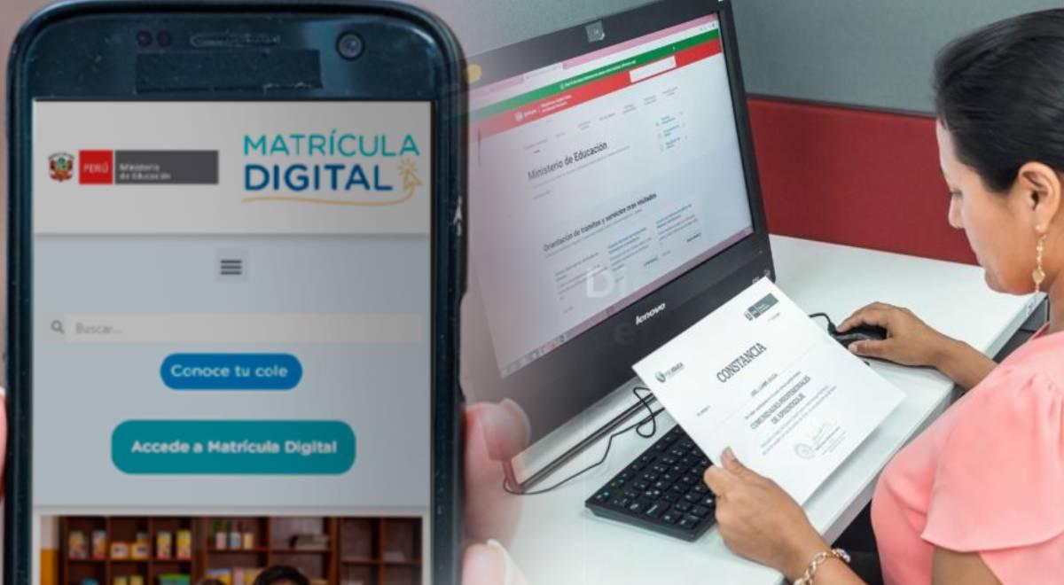 Matrícula digital 2026, LINK vía Minedu: esta es la ÚLTIMA FECHA para registrar tu solicitud