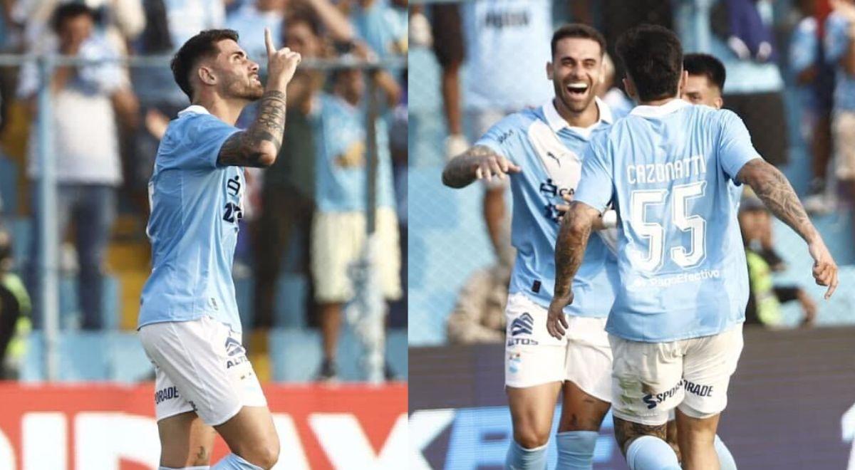 ¡Se quitó la sal! Felipe Vizeu anotó el 3-1 de Cristal ante U. Católica en la 'Tarde Celeste'