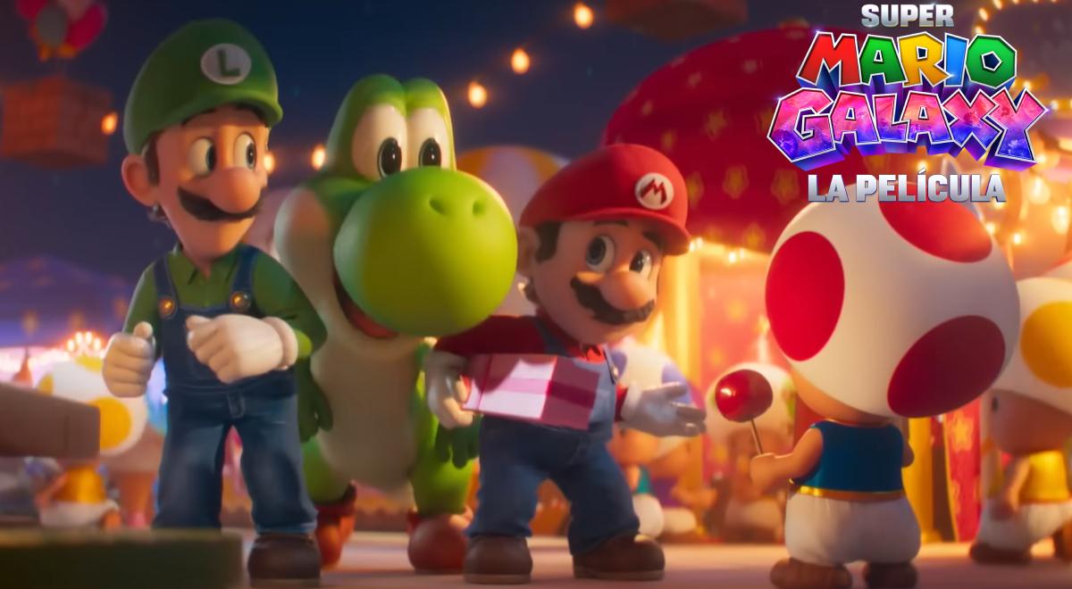 'Super Mario Galaxy: La película': primer adelanto muestra a Yoshi y las nuevas aventuras de los Hermanos Mario