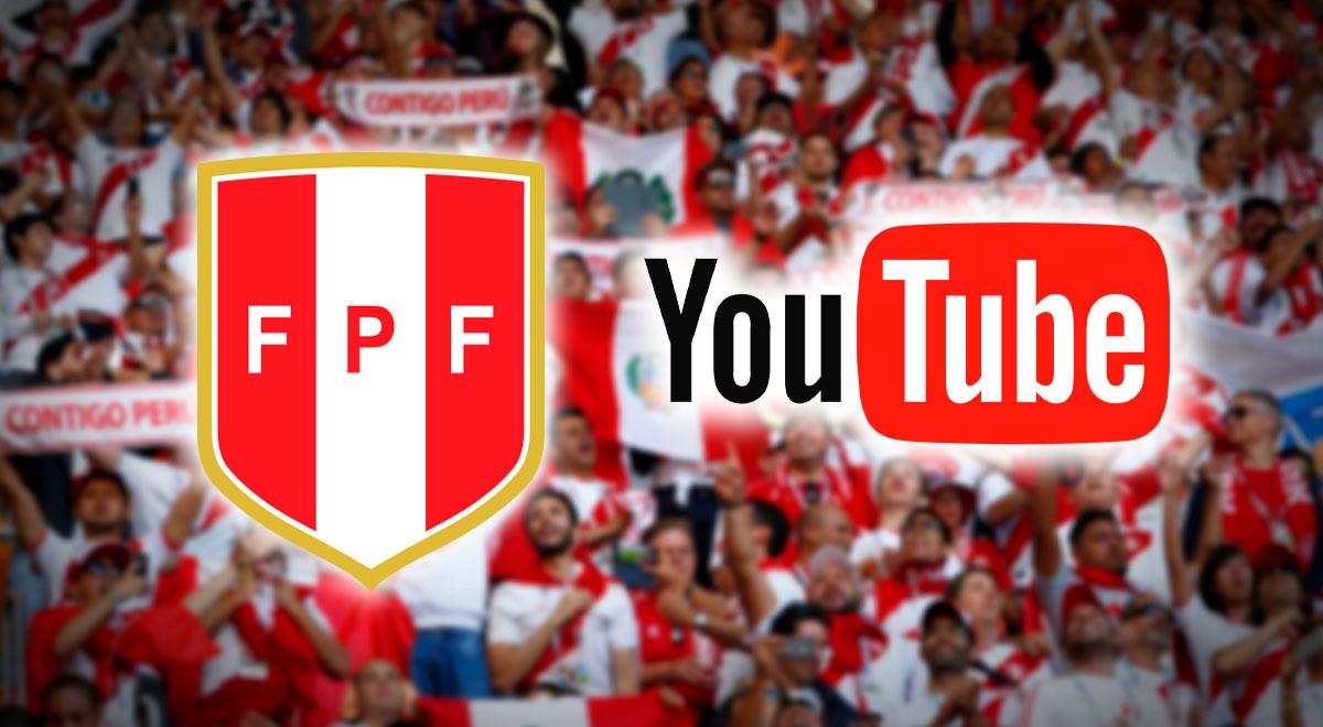 Selección peruana confirmó que sus próximos dos partidos amistosos serán transmitidos por YouTube