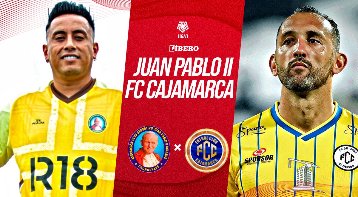 Juan Pablo II vs FC Cajamarca EN VIVO por la Liga 1: hora, dónde ver y pronóstico del partido