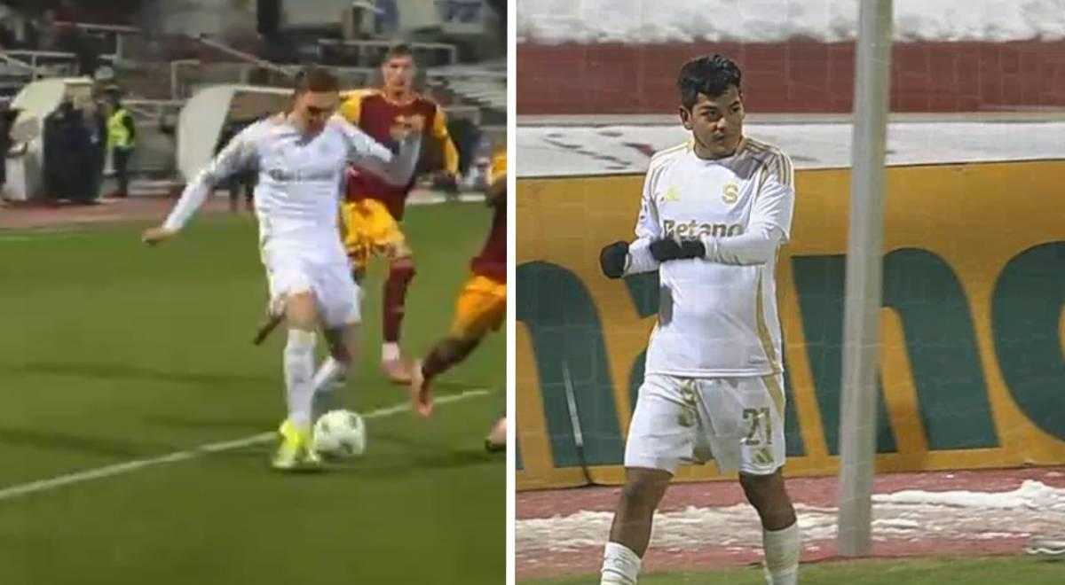 Oliver Sonne dio asistencia fenomenal para gol estratosférico de Joao Grimaldo en Sparta Praga