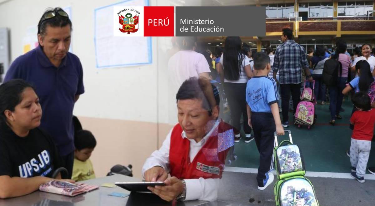 MINEDU 2026: ¿Cuándo termina el proceso de matrícula PRESENCIAL para colegios públicos del Perú?
