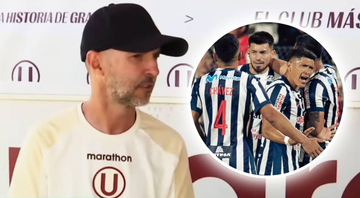Rabanal quedó impresionado con ex Alianza Lima que firmó por Universitario: "Me gusta mucho"