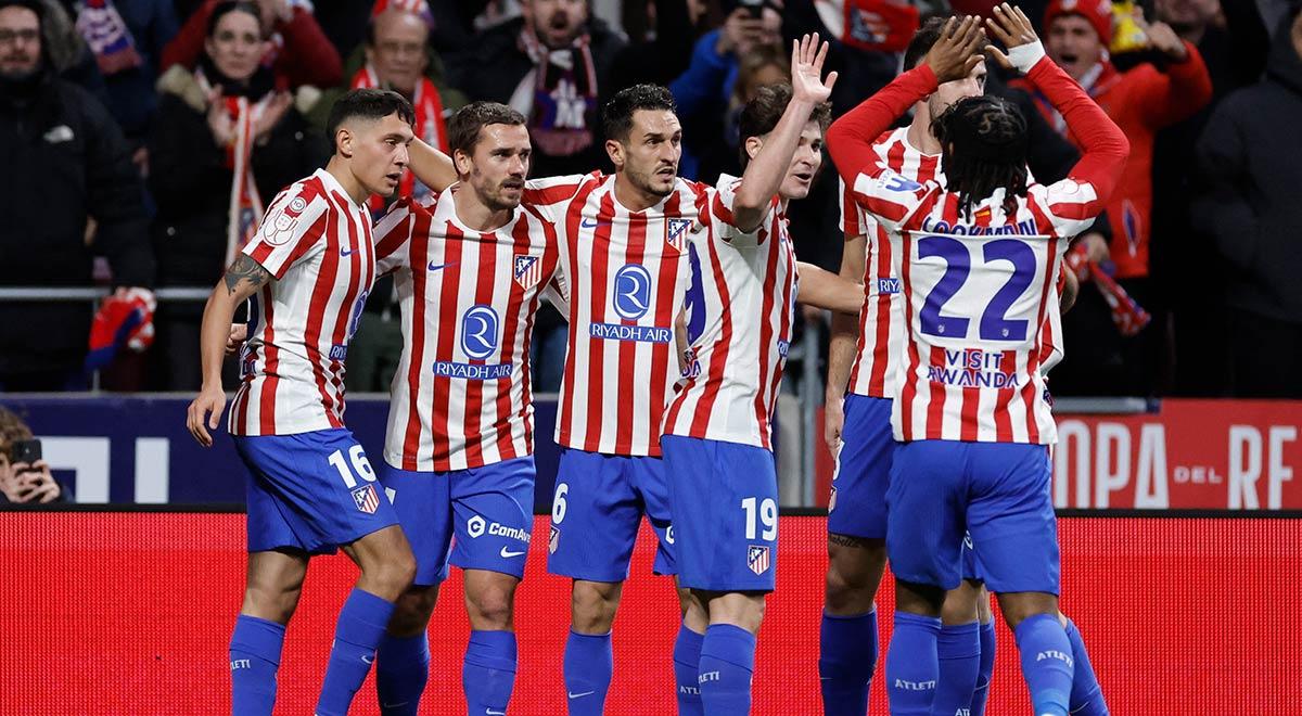 ¡Golpeó primero! Atlético de Madrid goleó 4-0 a Barcelona y sueña con la final de Copa del Rey [VIDEO]