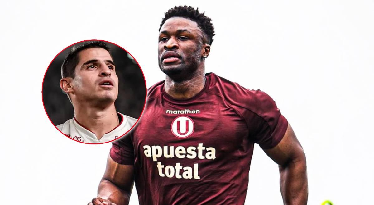 Sekou Gassama ignoró la jerarquía de Aldo Corzo en la 'U' y terminó tirándolo al suelo