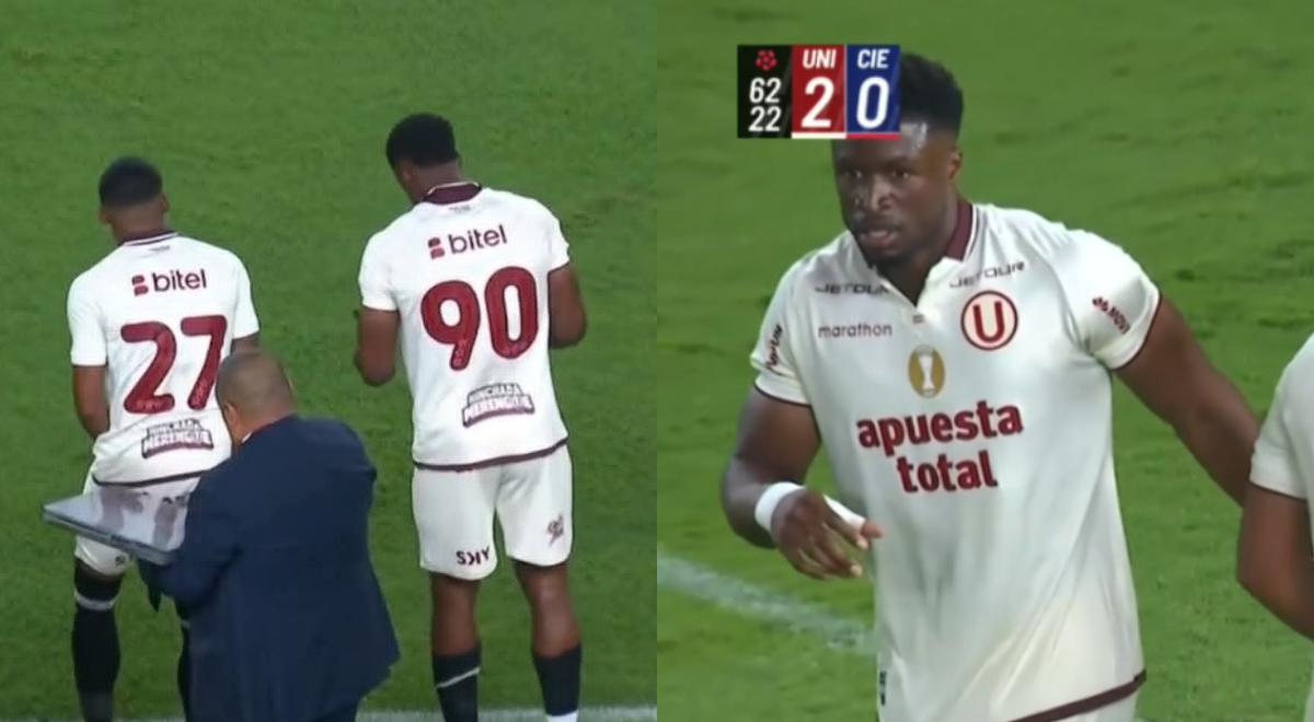 ¡No llegó el gol! Sekou Gassama debutó con Universitario y en su primera acción mandó el balón a las nubes