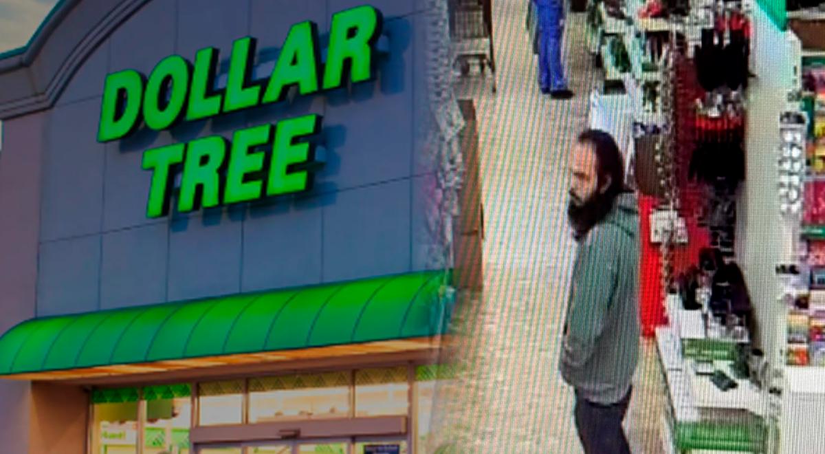 Dollar Tree: hombre es buscado por las autoridades tras exhibirse en tienda y huir por estacionamiento