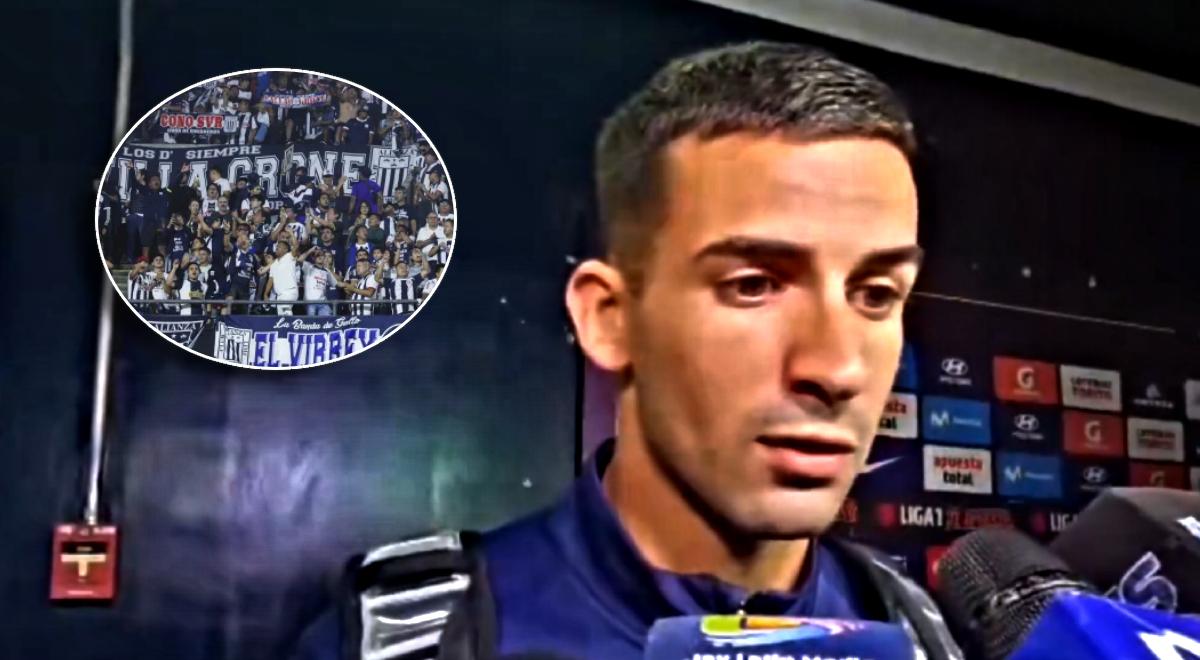 Mateo Antoni, jugador de Alianza Lima, arremete contra la hinchada: "Nos silbaron y no se entiende"