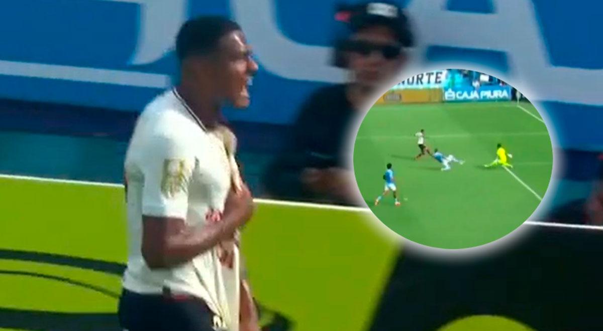 José Carabalí definió magistralmente para el 1-0 de Universitario tras brillante pase de Alzugaray