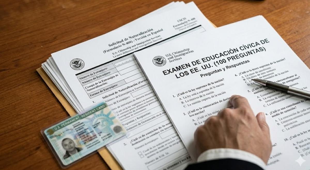 EXCELENTE NOTICIA para inmigrantes que deseen convertirse en ciudadanos: NUEVA REGLA permitirá rendir el examen en español