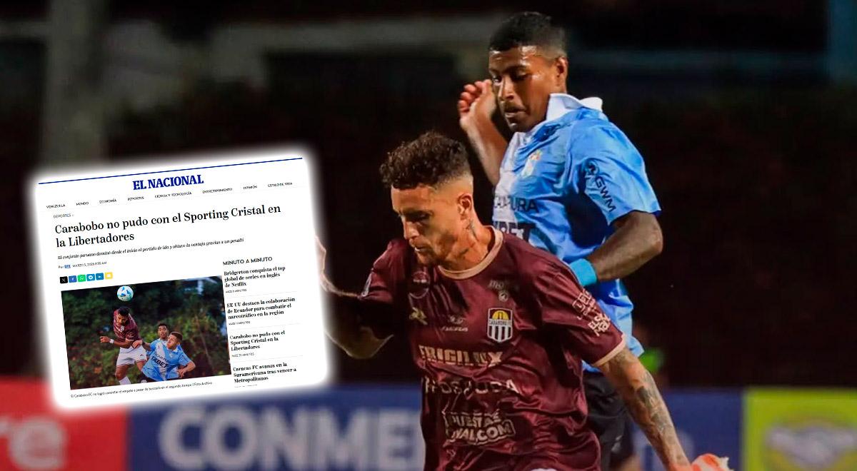 Prensa venezolana se rinde ante futbolista de Cristal tras triunfo a Carabobo: "Experimentado"