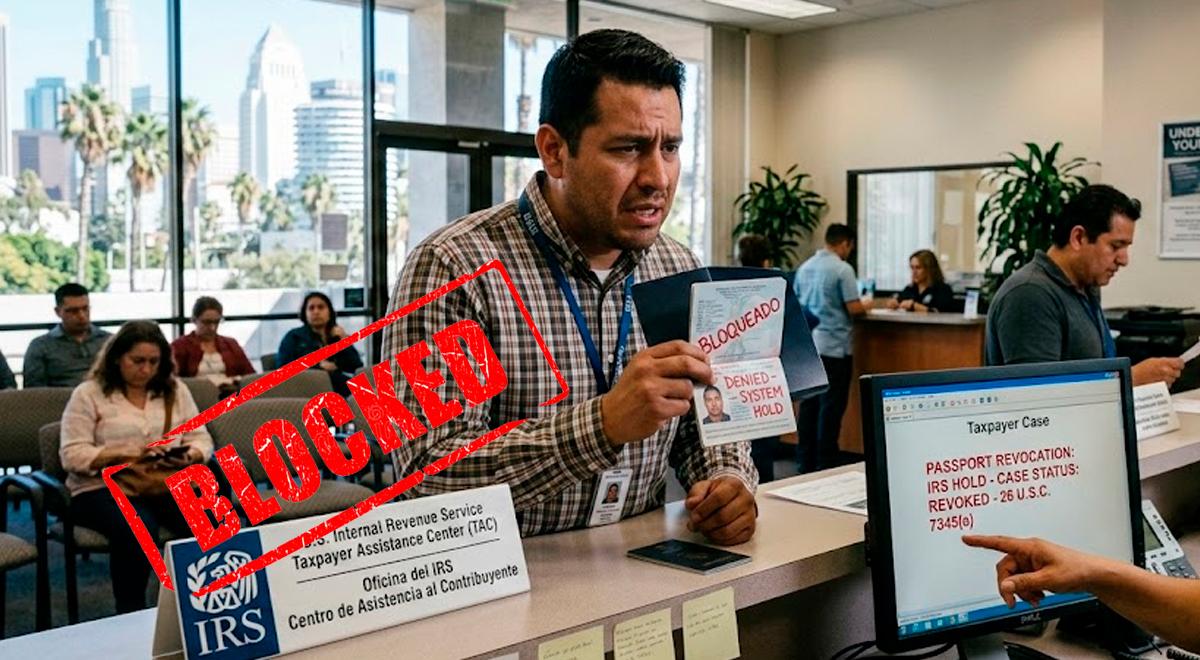 GRAVE PROBLEMA para contribuyentes en EE. UU.: el Gobierno puede BLOQUEAR tu pasaporte si tienes esta DEUDA con el IRS