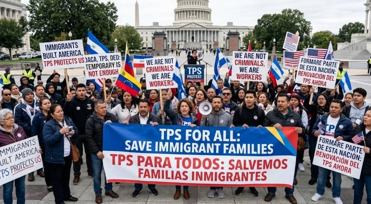 NOTICIA IMPORTANTE para inmigrantes con TPS: CORTE FEDERAL toma decisión clave tras intento de Trump de eliminar estatus