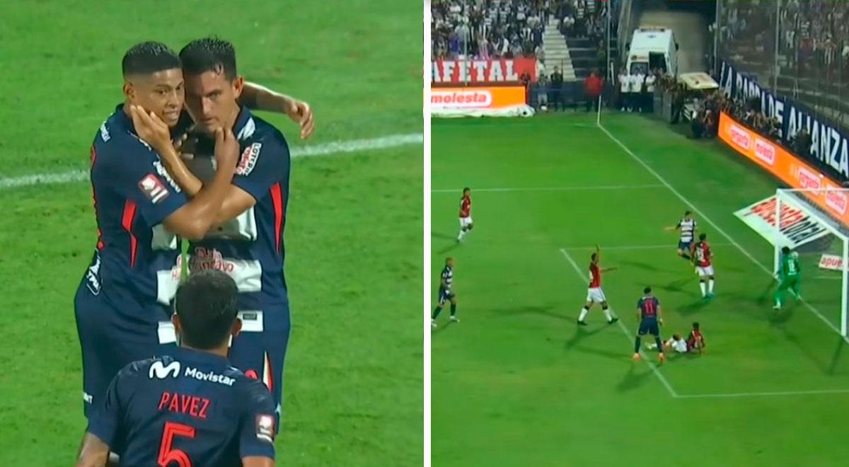 Jairo Vélez anotó su primer gol con Alianza Lima y le está dando la victoria sobre Melgar