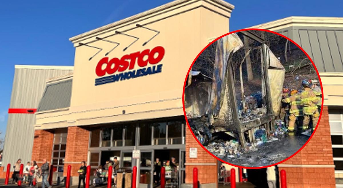 Costco: reportan INCENDIO de camión de la empresa en autopista que ocasionó caos en el condado de Rockland