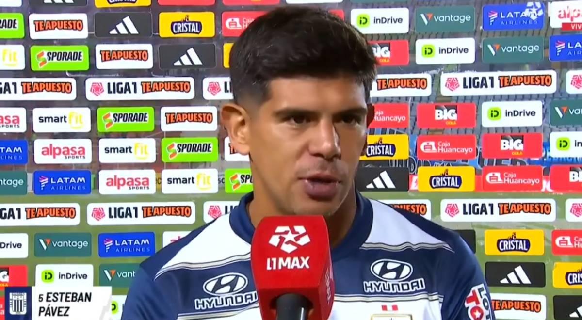 Esteban Pavez fue autocrítico tras empate de Alianza Lima en Cusco: "Creo que..."