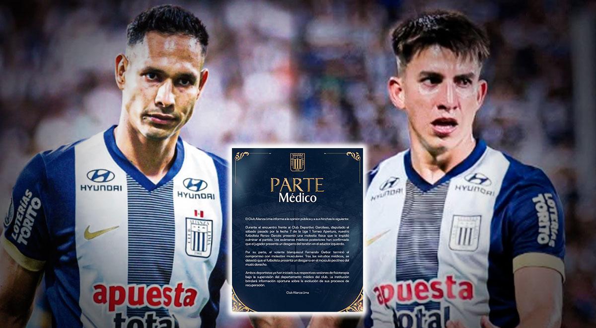 Alianza Lima impacta al confirmar bajas de Garcés y Gaibor en plena lucha del Apertura: “Desgarro”