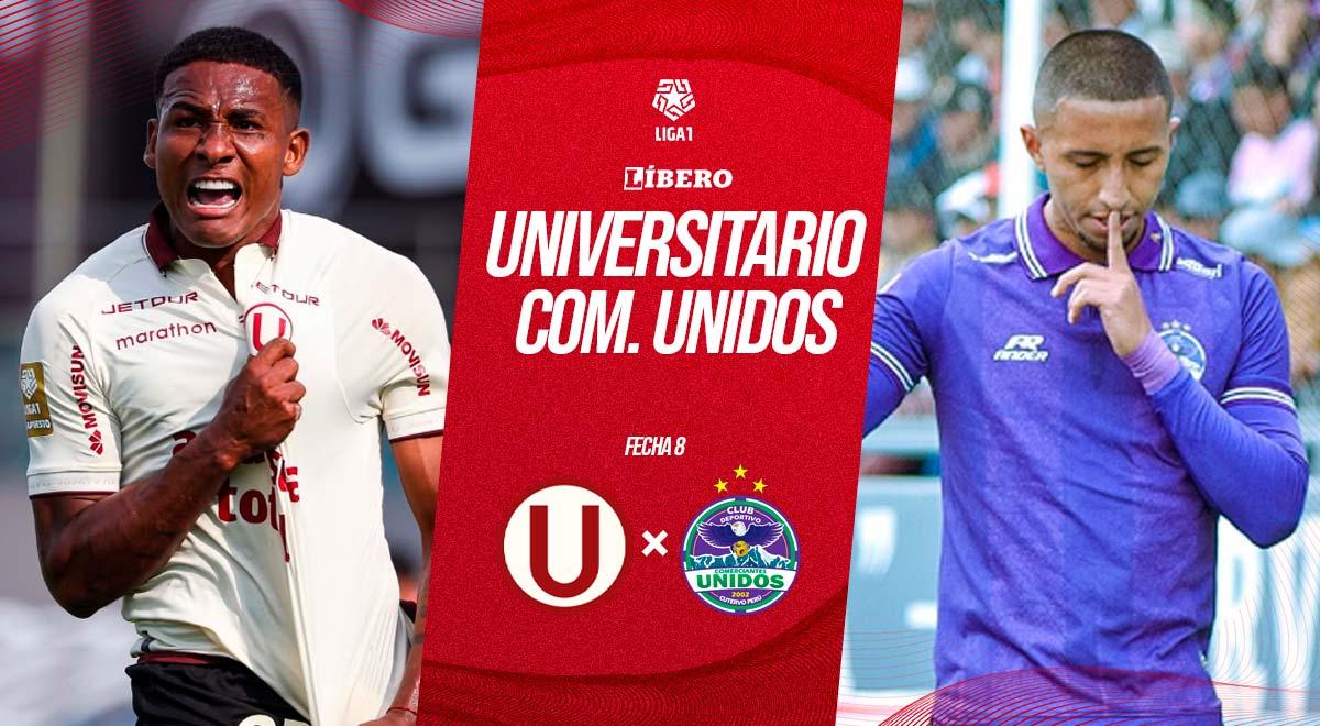Universitario vs Comerciantes Unidos EN VIVO: a qué hora juega, alineaciones y dónde ver Liga 1
