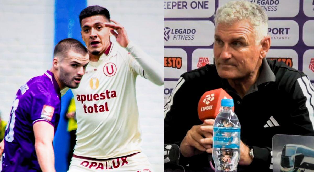 Asistente de Comerciantes Unidos dio fuerte calificativo a Universitario tras empate: "Equipo..."
