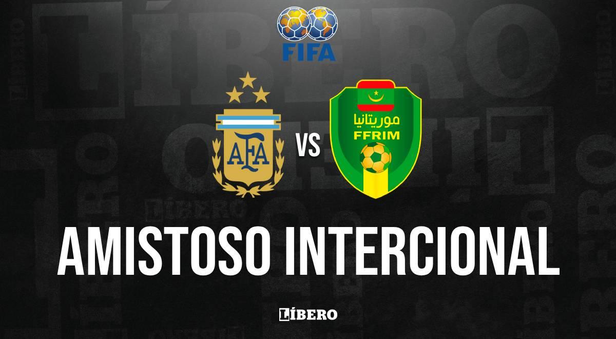 Argentina vs. Mauritania: ¿a qué hora juegan y dónde ver el partido amistoso?