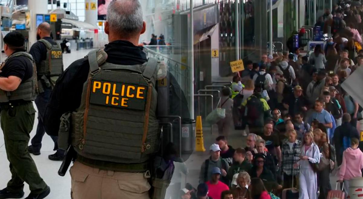 EE. UU.: revelan DESPLIEGUE de personal de ICE en los puntos de control de seguridad en este aeropuerto