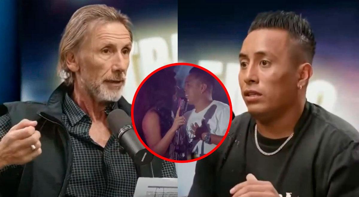 Ricardo Gareca confronta a Christian Cueva y lo cuadra por su faceta de cantante: "¿Te ves en eso?