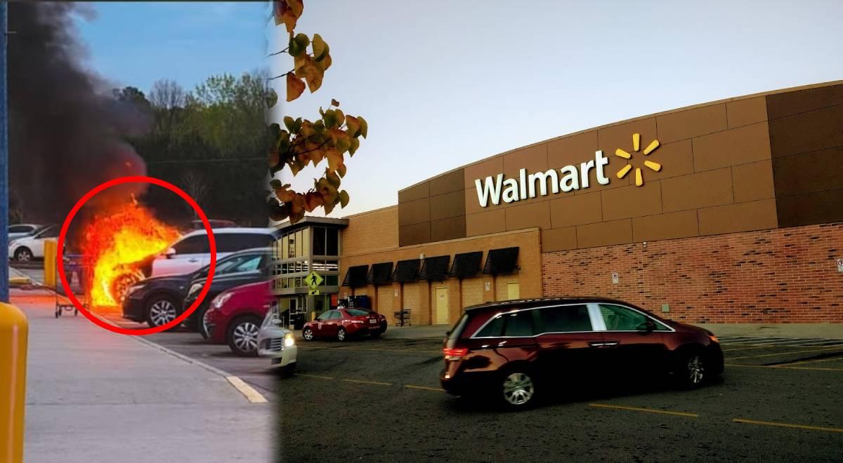 ALERTA ROJA en el Walmart de Gwinnett: acudió a la tienda por un problema con su AUTO y terminó envuelto en LLAMAS