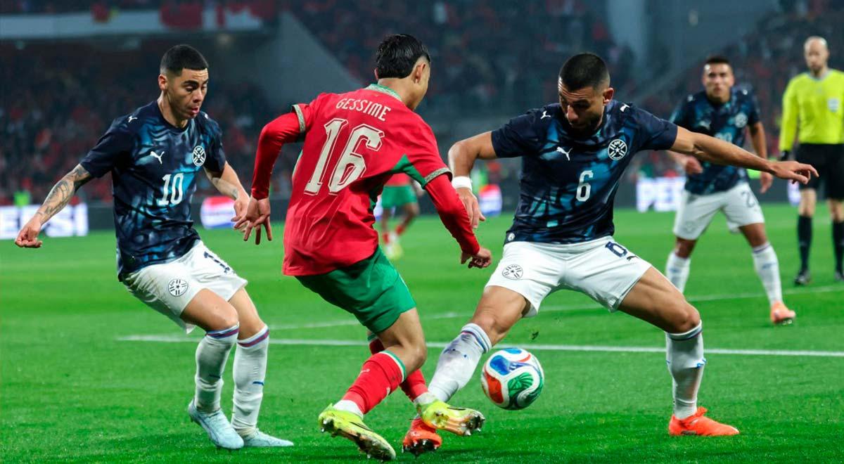 Paraguay cerró su gira de partidos amistosos con una derrota contra Marruecos