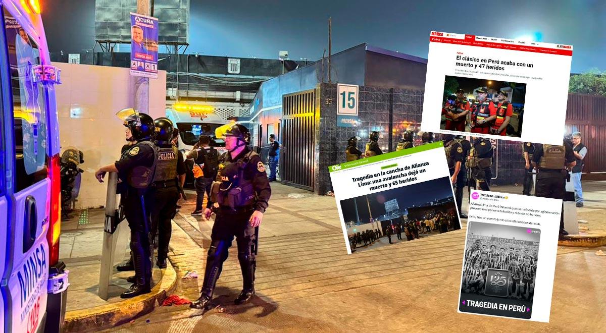 Así reaccionó la prensa internacional luego de la tragedia en Matute: "En la cancha de Alianza Lima"