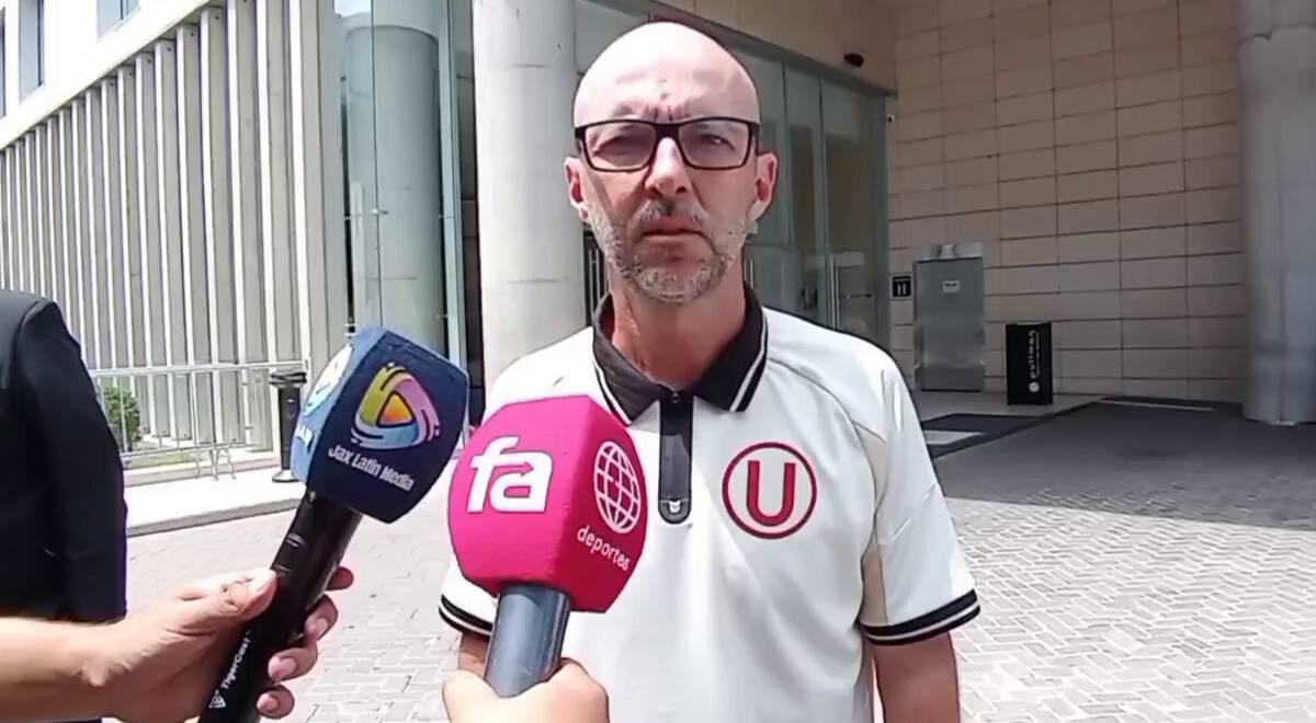 Javier Rabanal lanza fuerte comentario contra hinchas de Universitario: "No los voy a convencer"