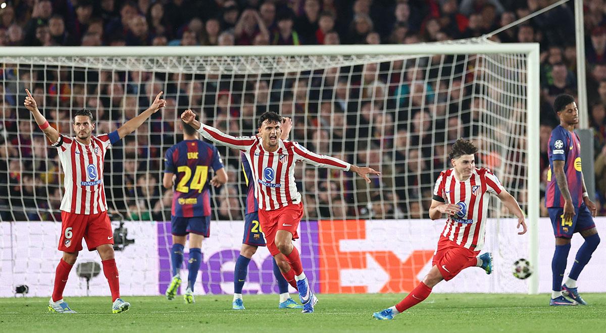 Barcelona perdió con Atlético Madrid y quedó al borde de la eliminación en la Champions