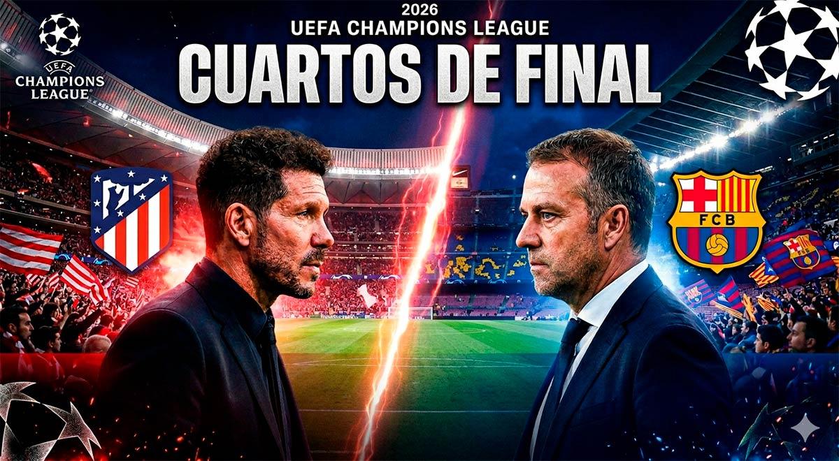 Alineaciones Atlético de Madrid vs Barcelona: las formaciones de Simeone y Flick por Champions League