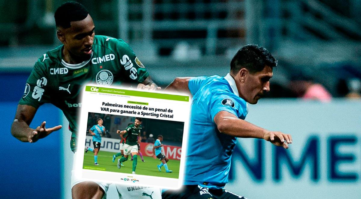 Prensa argentina arremete contra Palmeiras por victoria ante Cristal: "Necesitó de un penal"