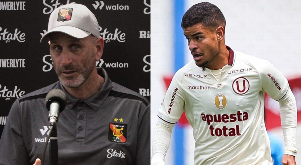 Miguel Rondelli, DT de Melgar, dio fuerte comentario sobre el sistema de Universitario: "Ellos..."