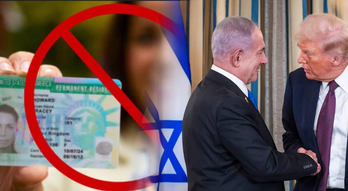 ALERTA, inmigrantes: Trump EXIGE el RECHAZO de la Green Card de los que critiquen a Israel