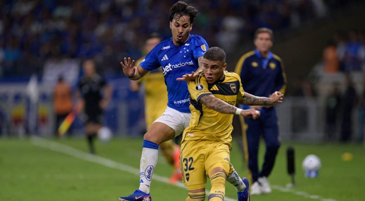Boca Juniors perdió 1-0 ante Cruzeiro y cayó al segundo lugar de su grupo en la Copa Libertadores