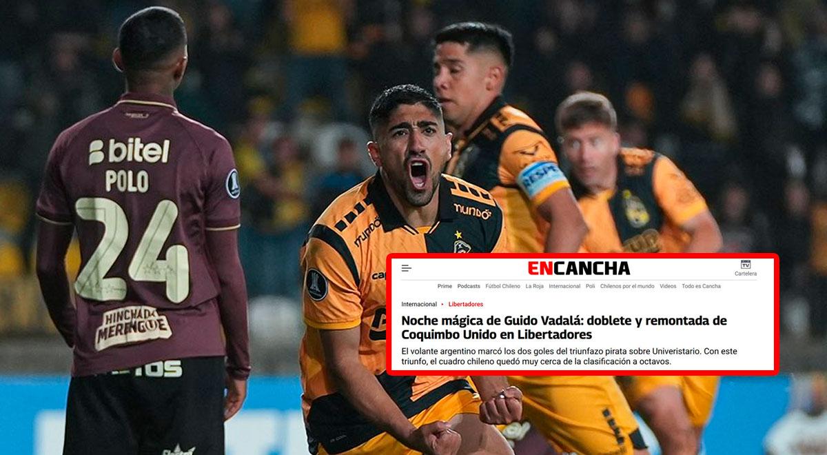 Prensa chilena sueña con clasificación de Coquimbo tras vencer a Universitario: "Pelea arriba"