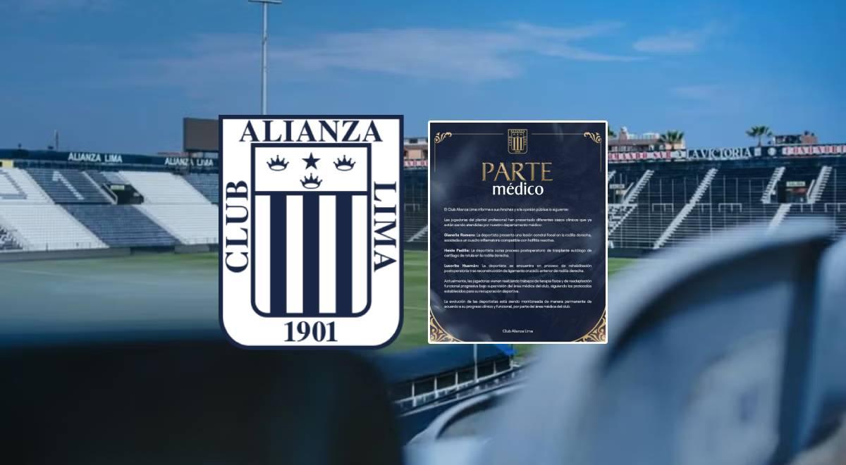 Alianza Lima anuncia lesión de Huamán y dos futbolistas más en momento clave del Apertura